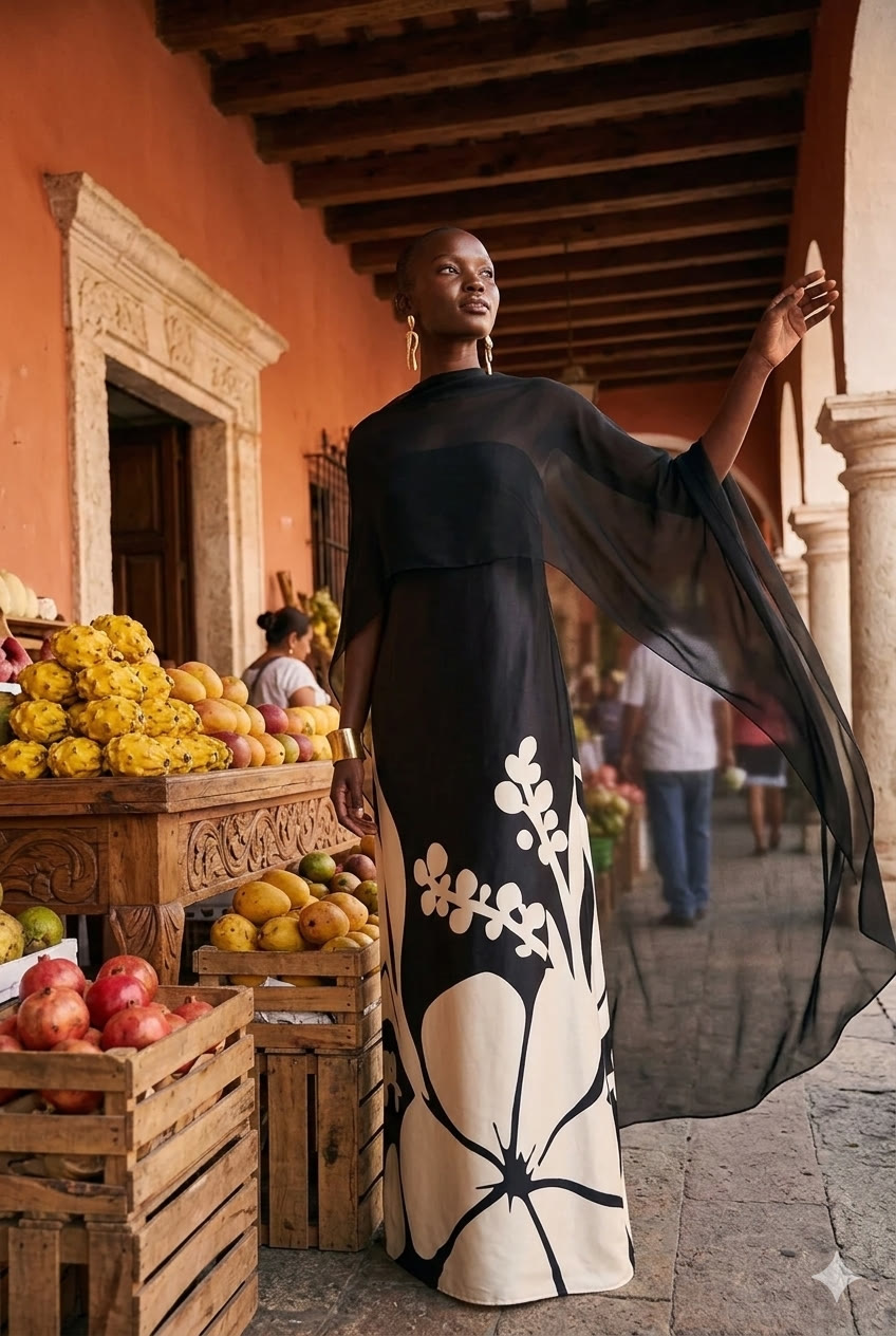 DIARRABLU editorial campaign at a market